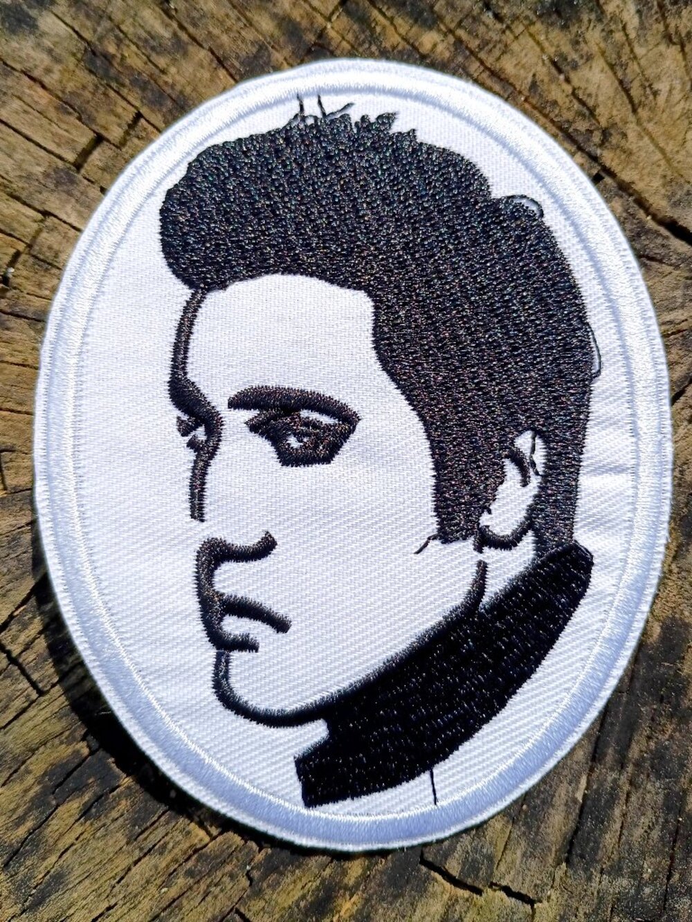 BAND PATCH- Elvis (White)